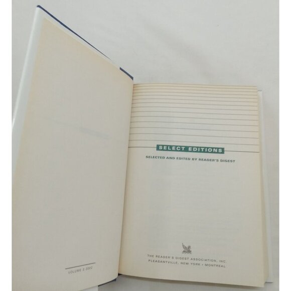 Reader's Digest Select Editions Vol 3 2002 HC 1st Ed w/ Dust Jacket - Picture 9 of 12